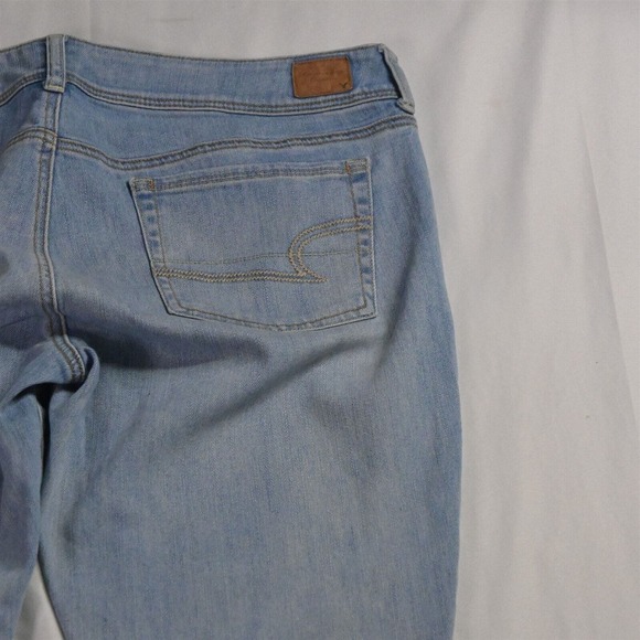 American Eagle 16‎ Skinny Light Wash Stretch Denim Jeans - Picture 5 of 7